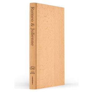 Drevená doska na krájanie - kniha Romeo & Julienne, 15 x 24 cm., buk FR2364
