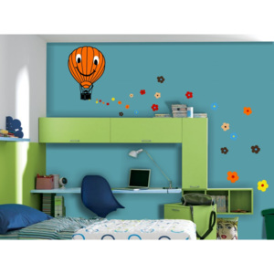 Šťastný balón detské samolepky na stenu