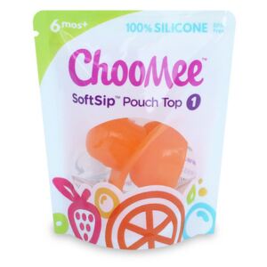 ChooMee Sip'n náustok na výživu v kapsičke - oranžová 1 ks