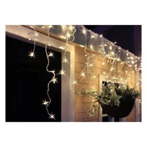 Solight LED vianočné záves, cencúle, 120 LED, 3m x 0,7m, prívod 6m, vonkajšie, teplé biele svetlo, pamäť,časovač, 1V40-WW + záruka 5 rokov zadarmo