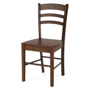 Jedálenská stolička, orech/sedák drevený