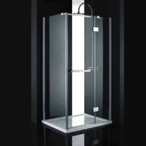 Aquatek CRYSTAL R13 obdĺžnikový sprchový kút 100 x 80, číre sklo