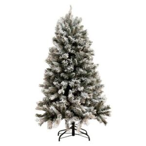 Vianočný zasnežený stromček s led svetielkami Snowy - 90*154cm