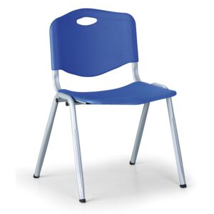 Plastová jedálenská stolička HANDY, modrá