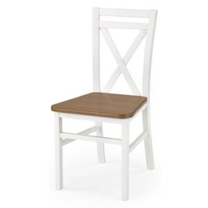 Drevená stolička DARIUSZ 2 Halmar jelša-biela