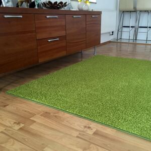 Kusový koberec SHAGGY zelený 60 x 110 cm