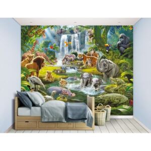 Walltastic 3D tapeta na stenu Dobrodrúžstvo v džungli - 244x305cm Rozmer: 244 x 305cm