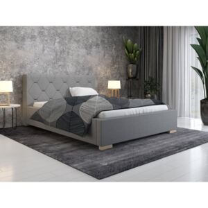 Čalúnená posteľ Troja 160/200 cm s úložným priestorom malmo