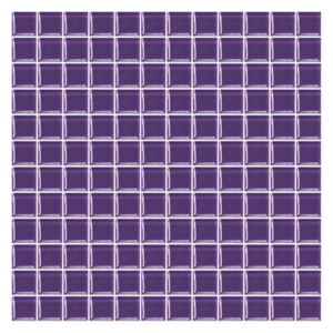 Sklenená mozaika Premium Mosaic fialová 30x30 cm lesk MOS25VI