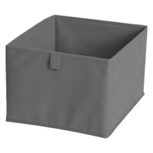 Sivý textilný úložný box JOCCA, 28 x 28 cm