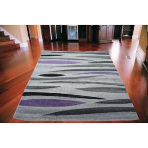 Kusový koberec Fantázia šedo fialový, Velikosti 80x150cm