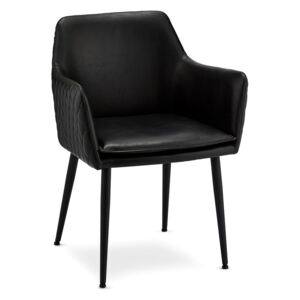 Moderná stolička Abaddon, čierna