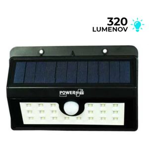 Solárne bezpečnostné LED osvetlenie s pohybovým senzorom POWERplus Boa 20 LED
