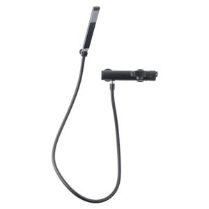 Vaňová batéria Paffoni Vallone so sprchovacím setom 150 mm čierna RIN023NO