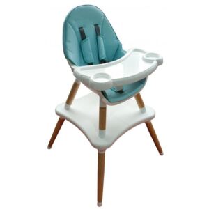 Eco Toys Jedálenská stolička 2v1, blue