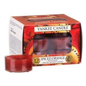 Yankee Candle vonné čajové sviečky Spiced Orange