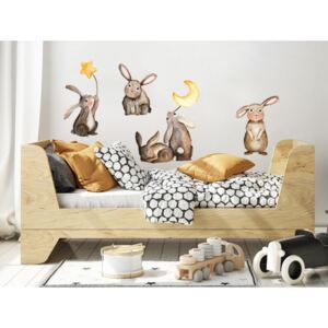 PASTELOWE LOVE Dekorácia na stenu ANIMALS Bunnies - Zajačikovia