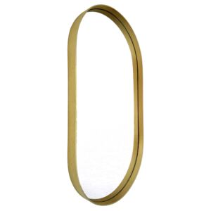 ICONIC Zlaté oválne zrkadlo Rozmery zrkadla: 40 x 75 cm