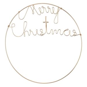 MERRY CHRISTMAS Dekoračný kruh 50 cm