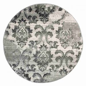 Kusový koberec Rosi svetlo sivý kruh, Velikosti 130x130cm