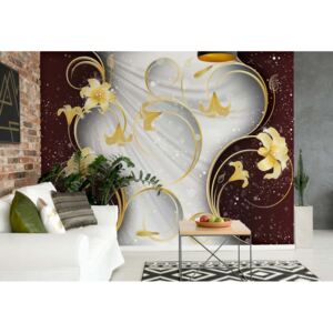 Fototapeta - Floral Ornamental Design Papírová tapeta - 184x254 cm