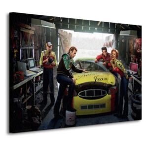 Obraz na plátne Stretnutie v garáži Consani Chris 80x60cm WDC90504