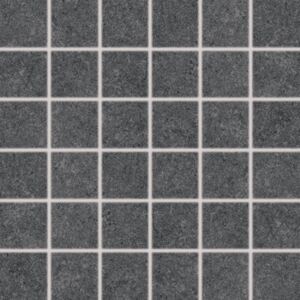 Mozaika Rako Rock čierna 30x30 cm mat DDM06635.1