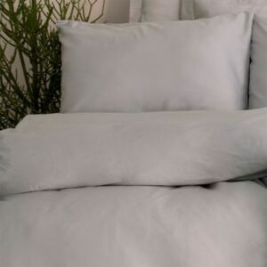 Posteľné obliečky Simply Grey issimo Home, 100% saténová bavlna, 4x50x70/1x200x220cm + PLACHTA 240x260cm, , Novinka