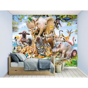 Walltastic 3D tapeta na stenu Safari - 244x305cm Rozmer: 244cm x 305cm