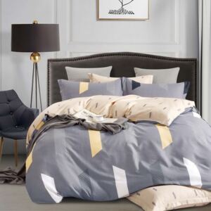 Luxusné bavlnené posteľné obliečky Milano02 prikrývka 140x200cm vankúš 70x90cm - 140 x 200 cm - 1x vankúš 1x prikrývka