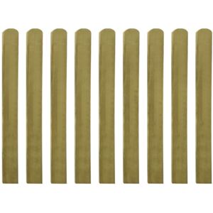 Impregnované plotové dosky 10 ks, FSC drevo 100 cm