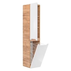 ArtCom Kúpeľňová zostava ARUBA Typ: Vysoká skrinka s košom na prádlo 804 - 170 x 35 x 35 cm