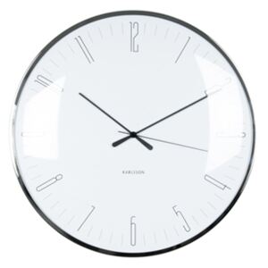 Karlsson Elegantné nástenné hodiny - Karlsson Dragonfly White, OE 40 cm