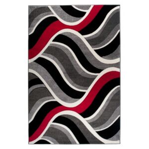 Kusový koberec Moderné vlny červený, Velikosti 120x170cm