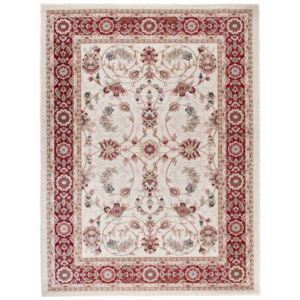 Kusový koberec klasický Fariba bielo červený, Velikosti 120x170cm