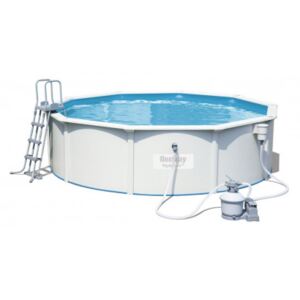 BESTWAY BESTWAY Hydrium rodinný oceľový bazén 460 x 120 cm + piesková filtrácia a schodíky 56384