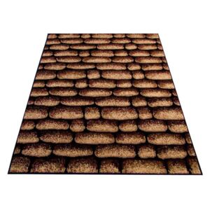 Kusový koberec PP Miros hnedý, Velikosti 160x220cm