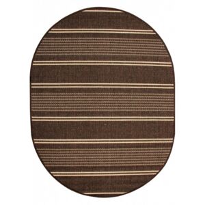 Kusový koberec Inna hnedý ovál, Velikosti 120x160cm