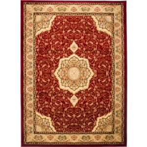 Kusový koberec klasický vzor 2 bordó, Velikosti 70x140cm