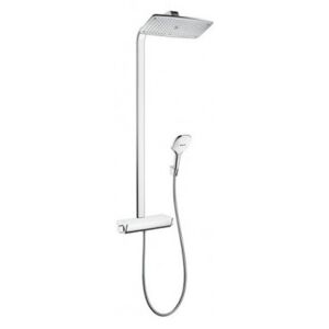 HANSGROHE Raindance Select E 360 1jet sprchový systém Showerpipe biela/chróm 27286000