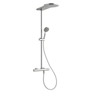 SETY TRIO Alpi Sety Trio - Sprchový systém, nástenná batéria termostatická + pevná sprcha + ručná sprcha, chróm GL 625151