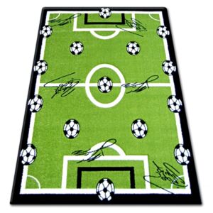Detský kusový koberec Futbalové ihrisko zelený 2, Velikosti 160x220cm