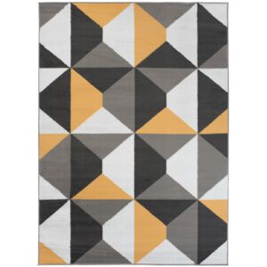 Kusový koberec PP Fino žltý, Velikosti 120x170cm