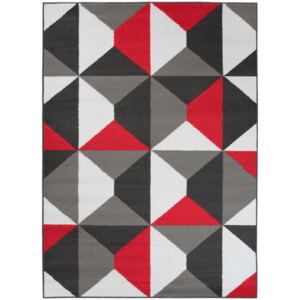 Kusový koberec PP Fino červený, Velikosti 80x150cm