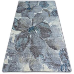Kusový koberec Kvety šedý, Velikosti 120x170cm