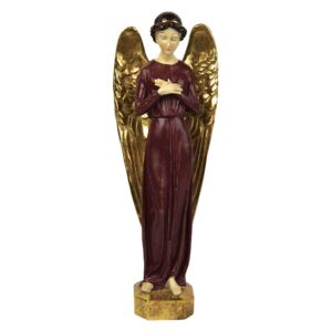 Anjel so zlatými krídlami - 17 * 11 * 48 cm