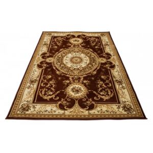 Kusový koberec klasický vzor 3 hnedý, Velikosti 60x100cm