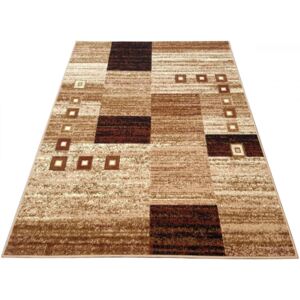 Kusový koberec PP Kocky béžový, Velikosti 300x400cm