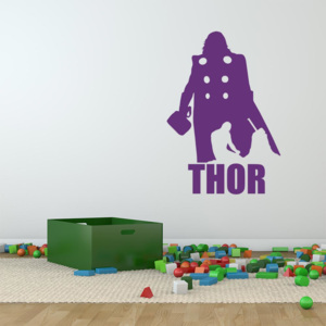 GLIX Avengers Thor - samolepka na stenu Fialová 90x60 cm