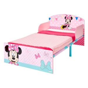 Detská posteľ Ourbaby Minnie Mouse 2 ružová 140x70 cm